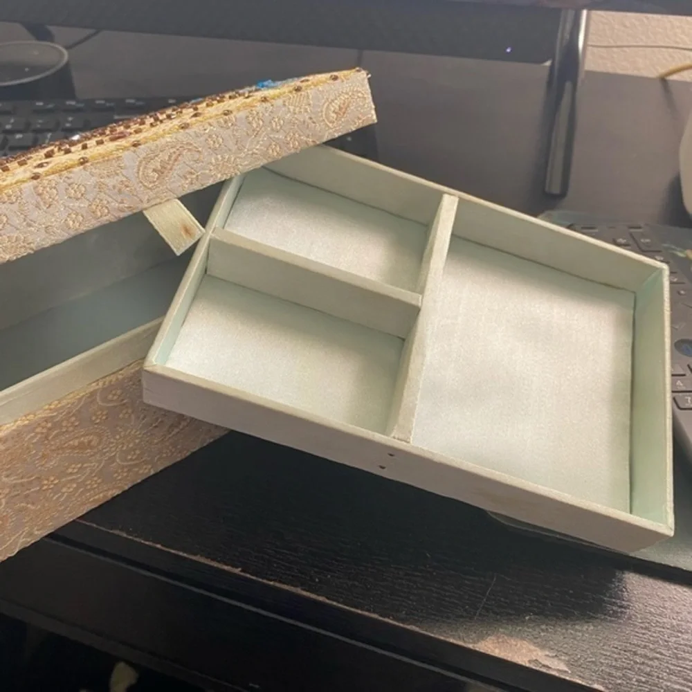 Two Bejeweled jewelry boxes medium size buy 2 or 1 15 each